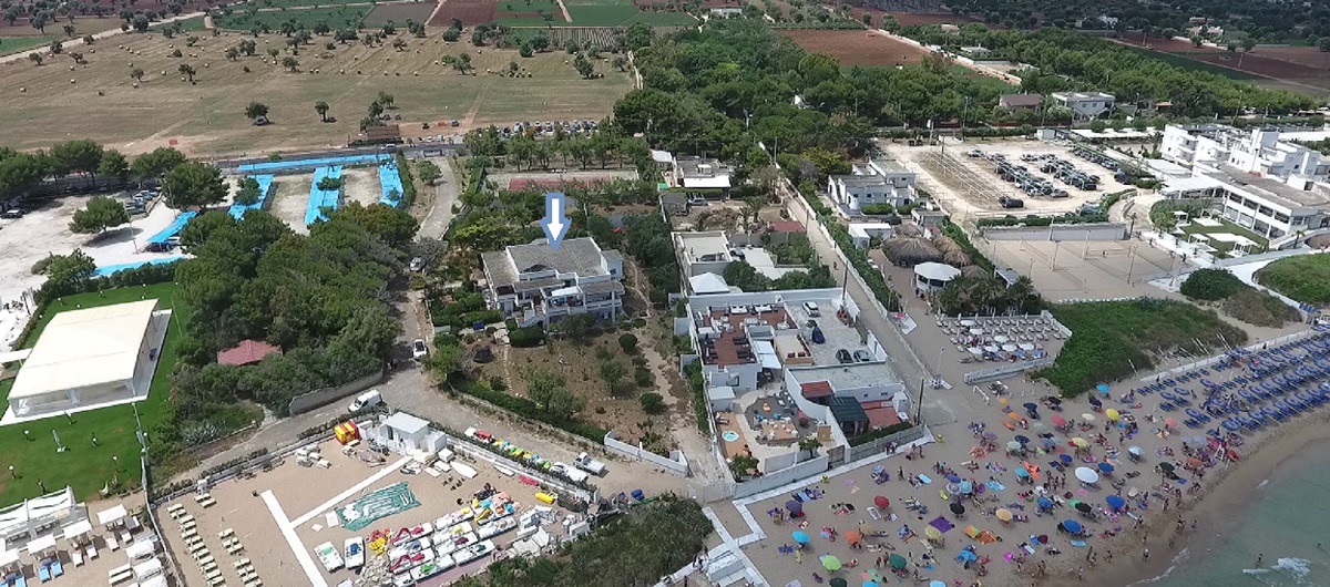 Eco Del Mare - Struttura vista dalla Spiaggia